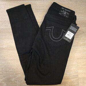 TRUE RELIGION JENNIE MID RISE CURVY SKINNY JEAN - SZ 27 BNWT